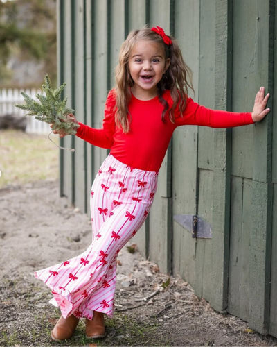 Keely Exaggerated Bell Bottoms - Sweetheart Bows product_type - Bailey's Blossoms