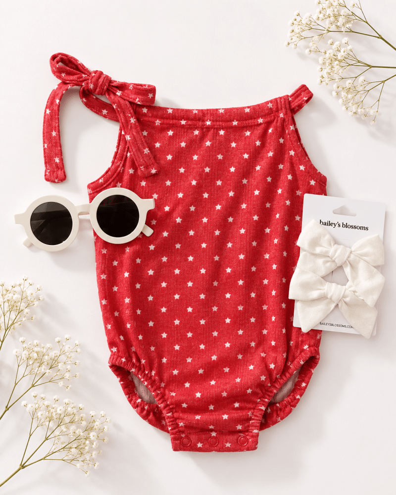 Kimora Bubble Romper - Little Star product_type - Bailey's Blossoms