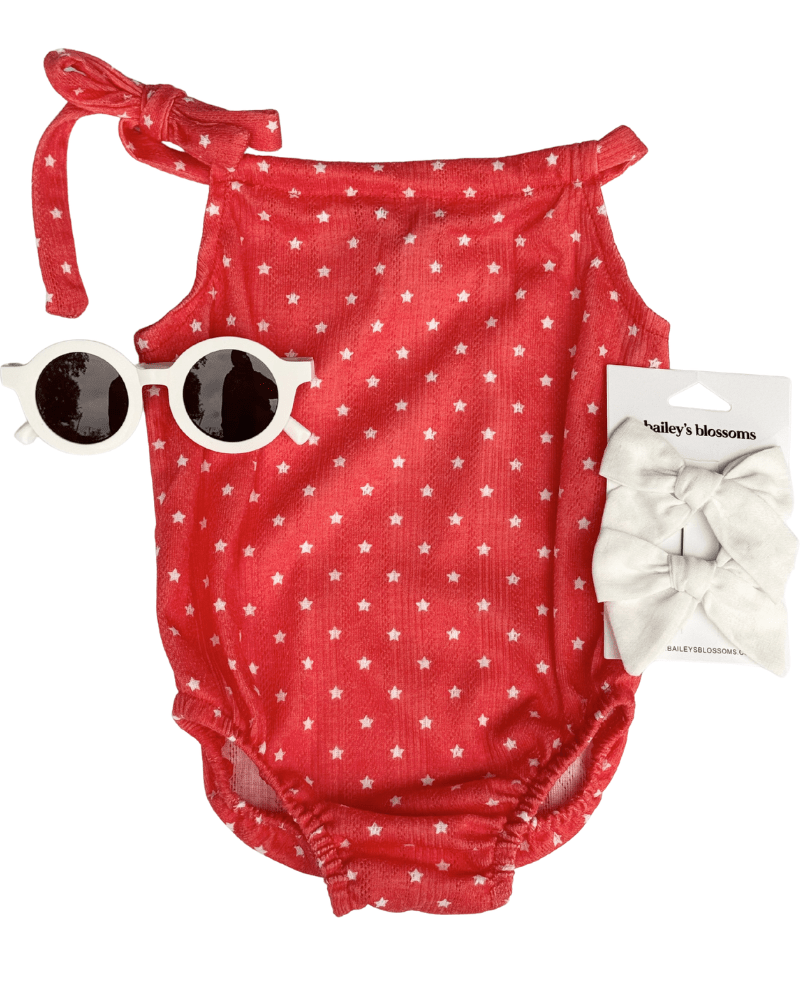 Kimora Bubble Romper - Little Star product_type - Bailey's Blossoms