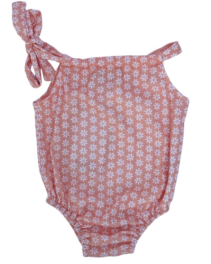 Kimora Bubble Romper - Peach Gardens product_type - Bailey&