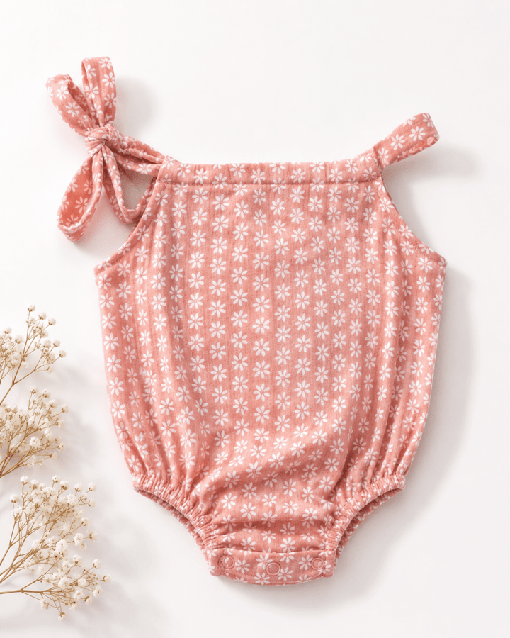Kimora Bubble Romper - Peach Gardens product_type - Bailey&