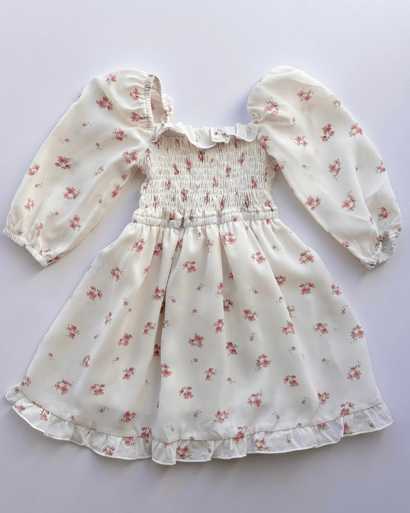Kristy Dress - Pink Floral #product_type - Bailey's Blossoms