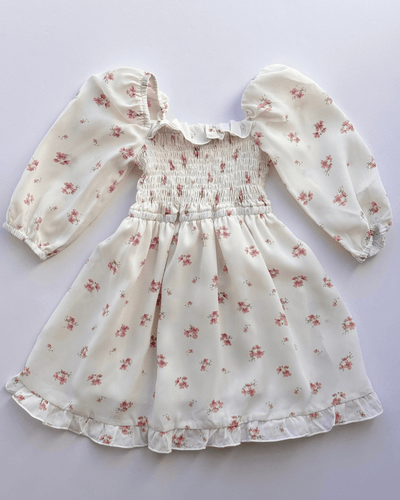 Kristy Dress - Pink Floral #product_type - Bailey's Blossoms