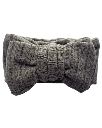 Large Knit Bow Headband - Sage #product_type - Bailey's Blossoms