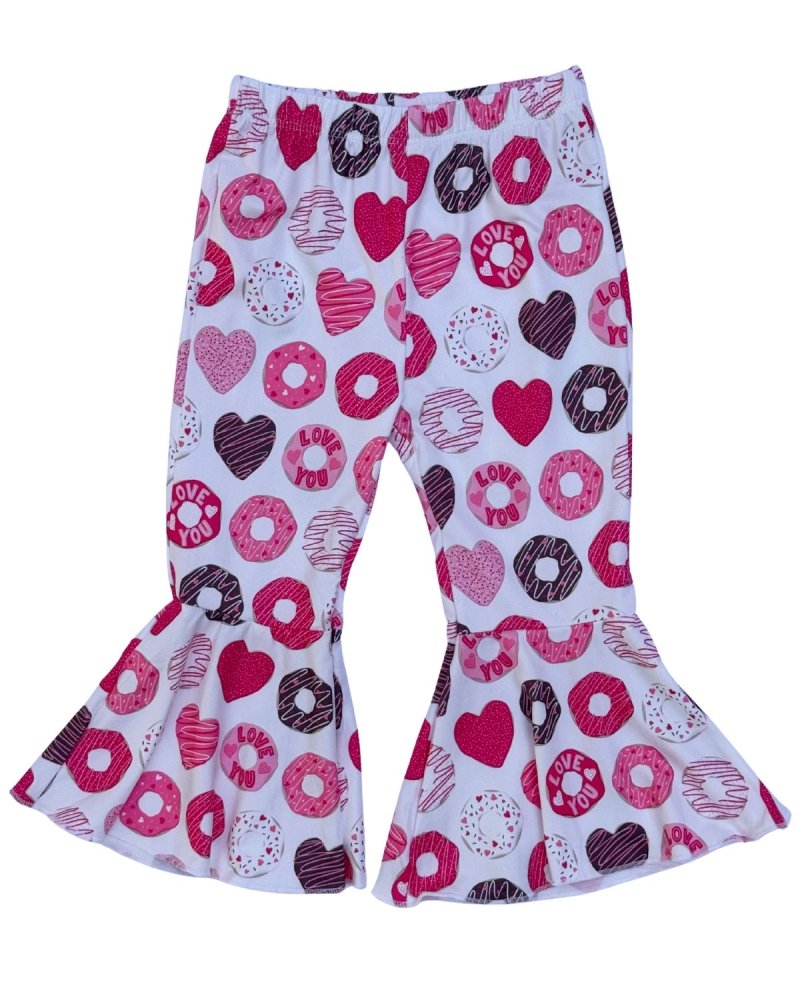 Lina Pleated Bell Bottoms - Sweet Valentine product_type - Bailey's Blossoms