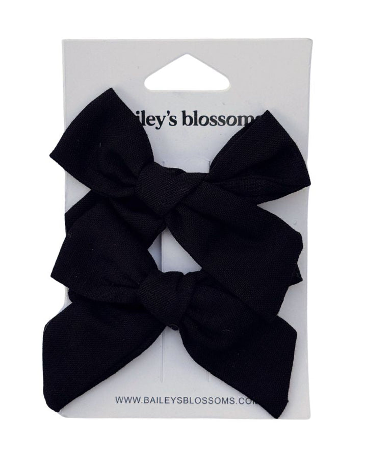 Linen Cotton Piggie Sets - Black product_type - Bailey&