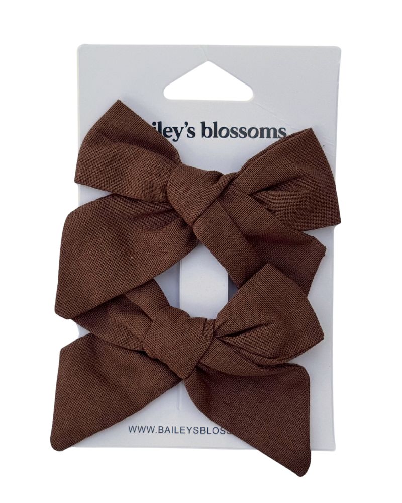 Linen Cotton Piggie Sets - Chestnut product_type - Bailey's Blossoms