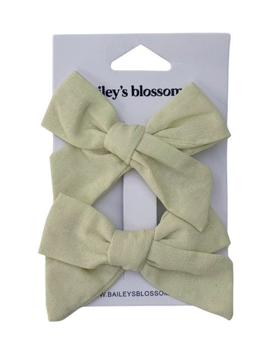 Linen Cotton Piggie Sets - Cream product_type - Bailey's Blossoms