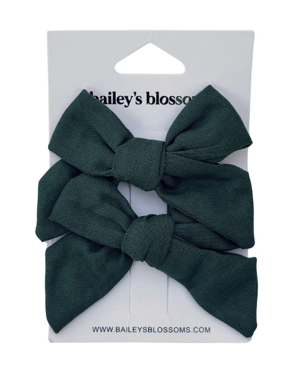 Linen Cotton Piggie Sets - Hunter product_type - Bailey's Blossoms