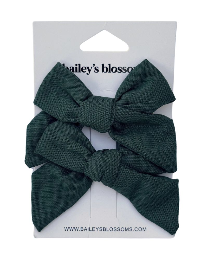 Linen Cotton Piggie Sets - Hunter product_type - Bailey's Blossoms