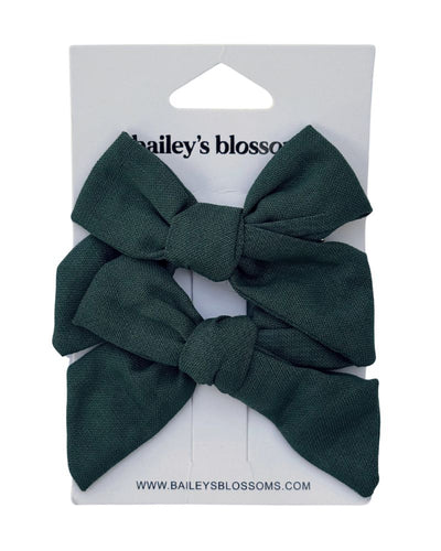 Linen Cotton Piggie Sets - Hunter product_type - Bailey's Blossoms
