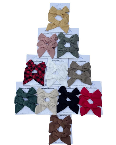 Linen Cotton Piggie Sets - Rust product_type - Bailey's Blossoms