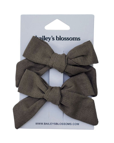Linen Cotton Piggie Sets - Taupe product_type - Bailey's Blossoms