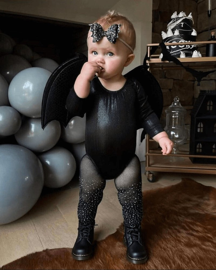 Livee Long Sleeve Leotard - Time - to - Shine Onyx 