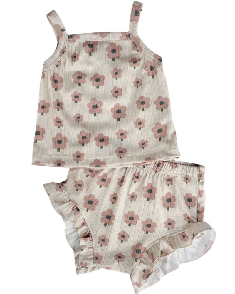 Luna Top &amp; Bloomer Set - Blush Daisy product_type - Bailey&