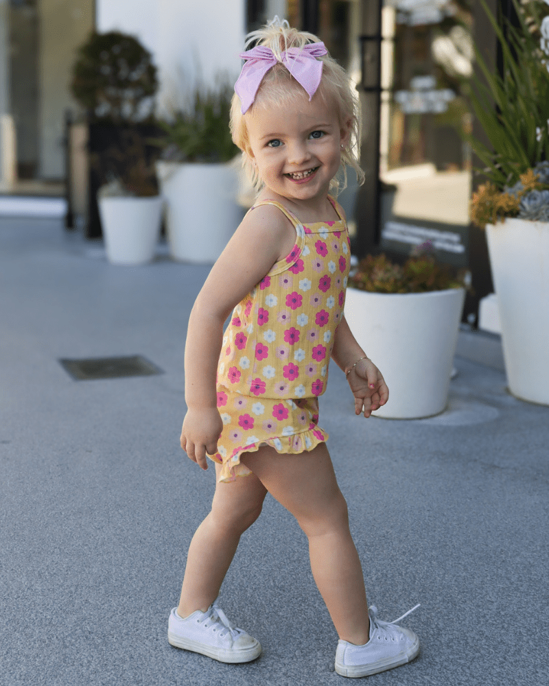 Luna Top & Bloomer Set - Daisy Chain product_type - Bailey's Blossoms