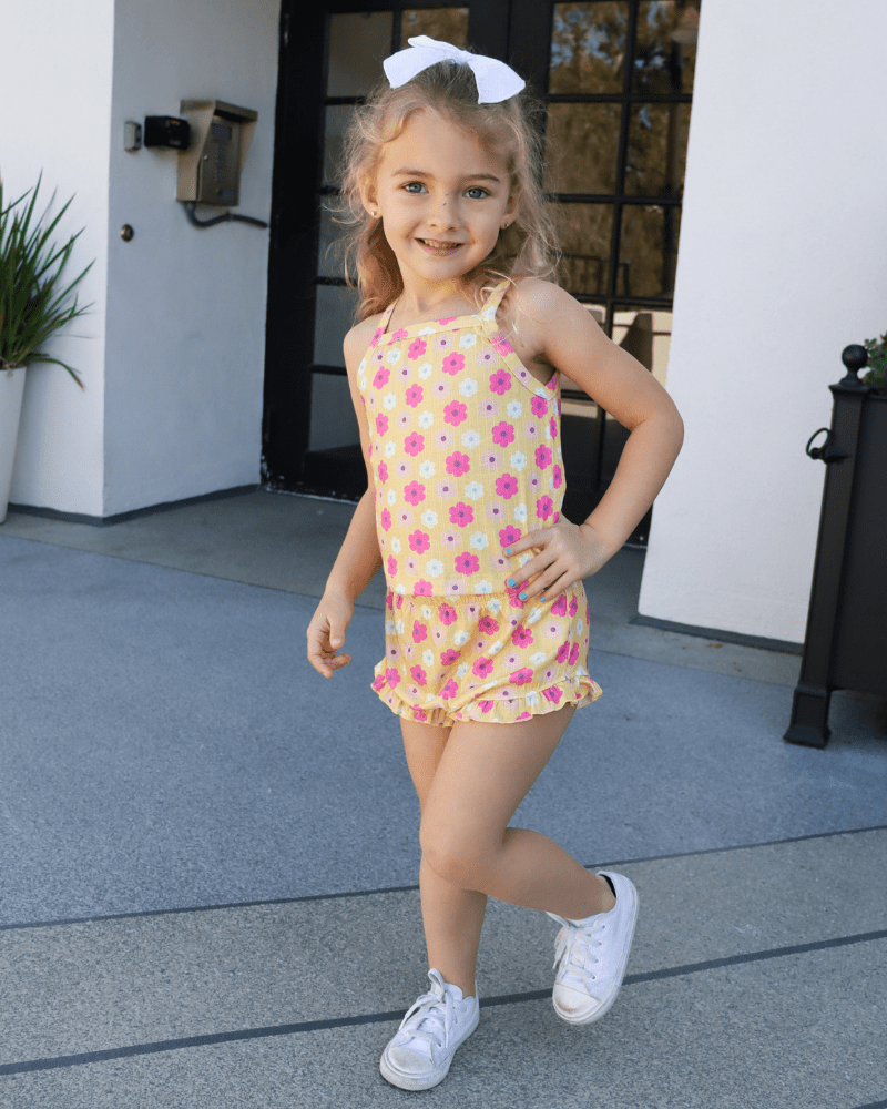 Luna Top & Bloomer Set - Daisy Chain product_type - Bailey's Blossoms