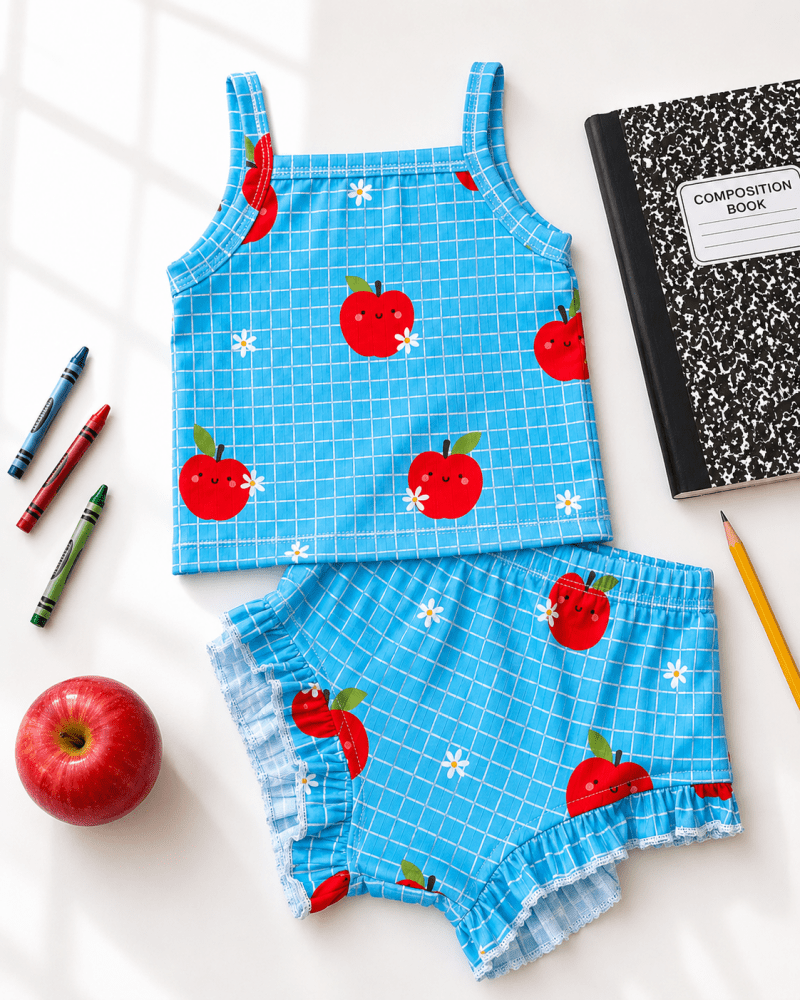 Luna Top & Bloomer Set - Teacher's Pet product_type - Bailey's Blossoms
