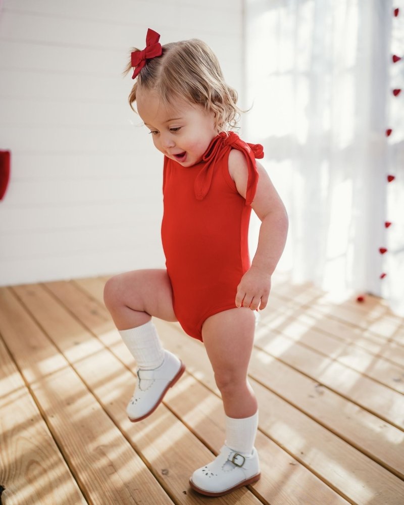 Madden Tie - Shoulder Tank Top &amp; Leotard - Red product_type - Bailey&
