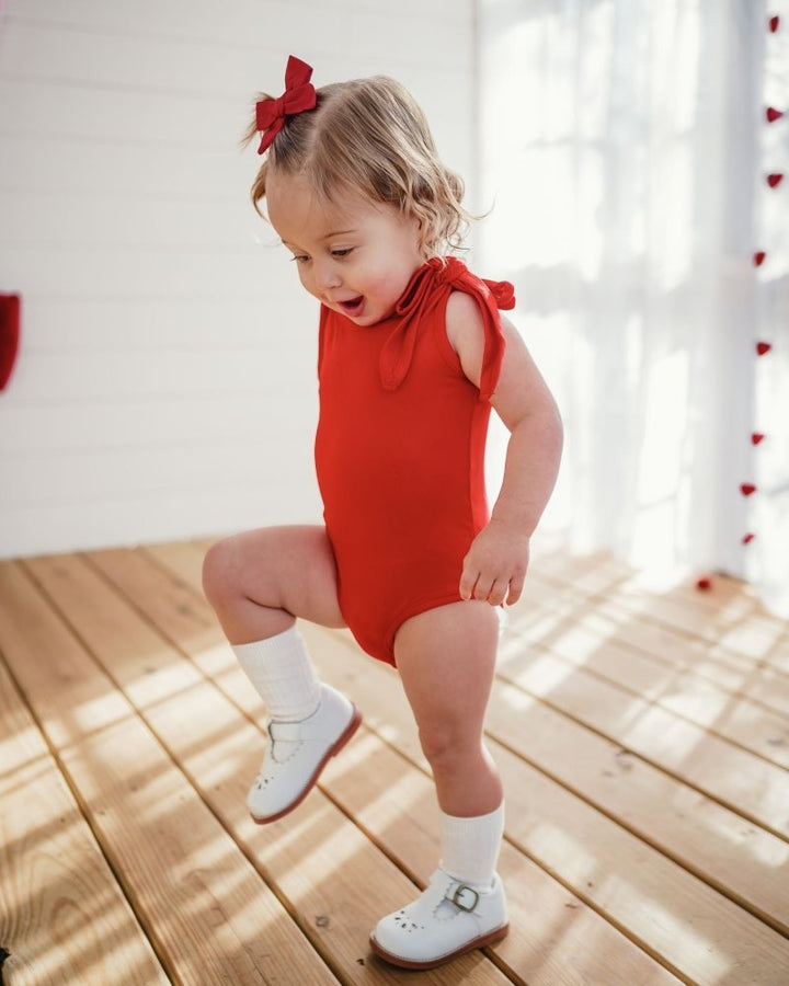 Madden Tie - Shoulder Tank Top &amp; Leotard - Red product_type - Bailey&