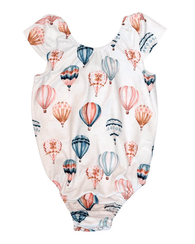 Maggie Cap Sleeve Leotard - Hot Air Balloons #product_type - Bailey's Blossoms