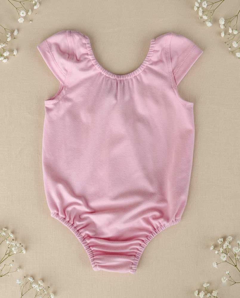 Maggie Cap Sleeve Leotard - Pink Petal product_type - Bailey's Blossoms