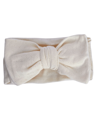 Messy Bow Headwrap - Cream #product_type - Bailey's Blossoms
