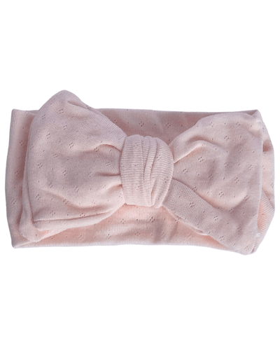 Messy Bow Headwrap - Light Pink #product_type - Bailey's Blossoms