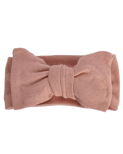 Messy Bow Headwrap - Peach #product_type - Bailey's Blossoms