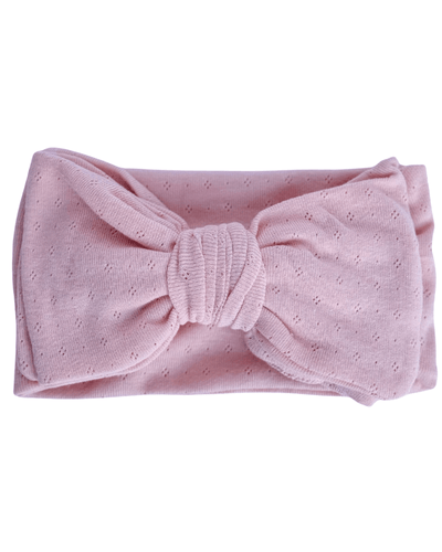 Messy Bow Headwrap - Rose Pink #product_type - Bailey's Blossoms