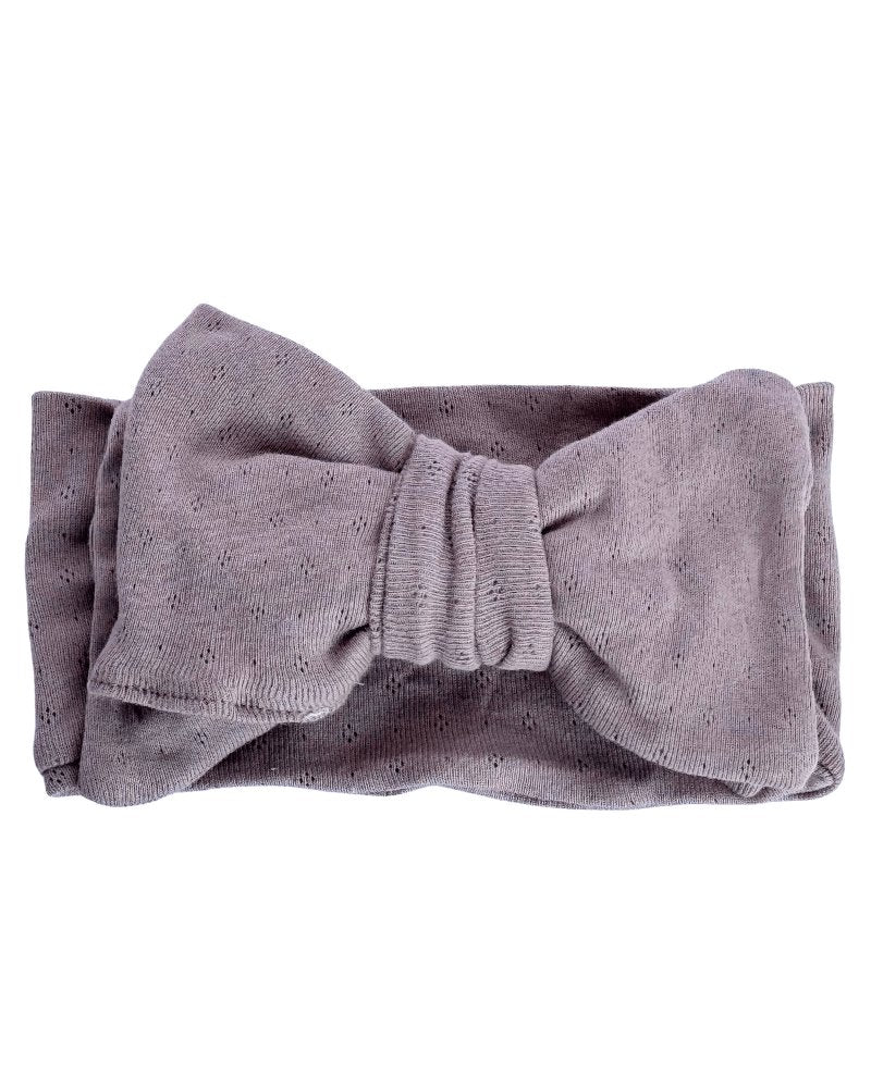 Messy Bow Headwrap - Taupe #product_type - Bailey's Blossoms
