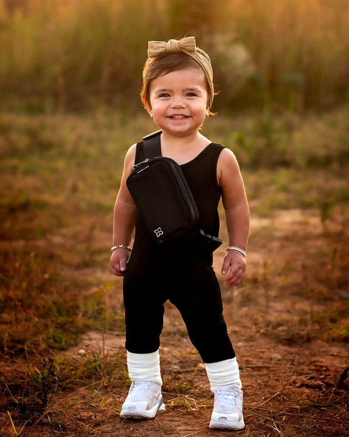 Mila Athleisure Jumpsuit - Black 