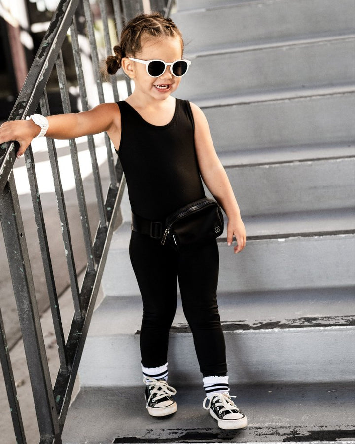 Mila Athleisure Jumpsuit - Black 
