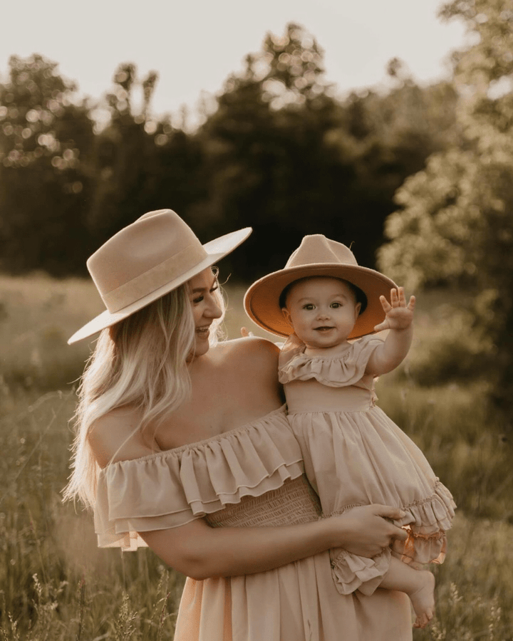 Nellie Ruffle Maxi Dress - Champagne product_type - Bailey&