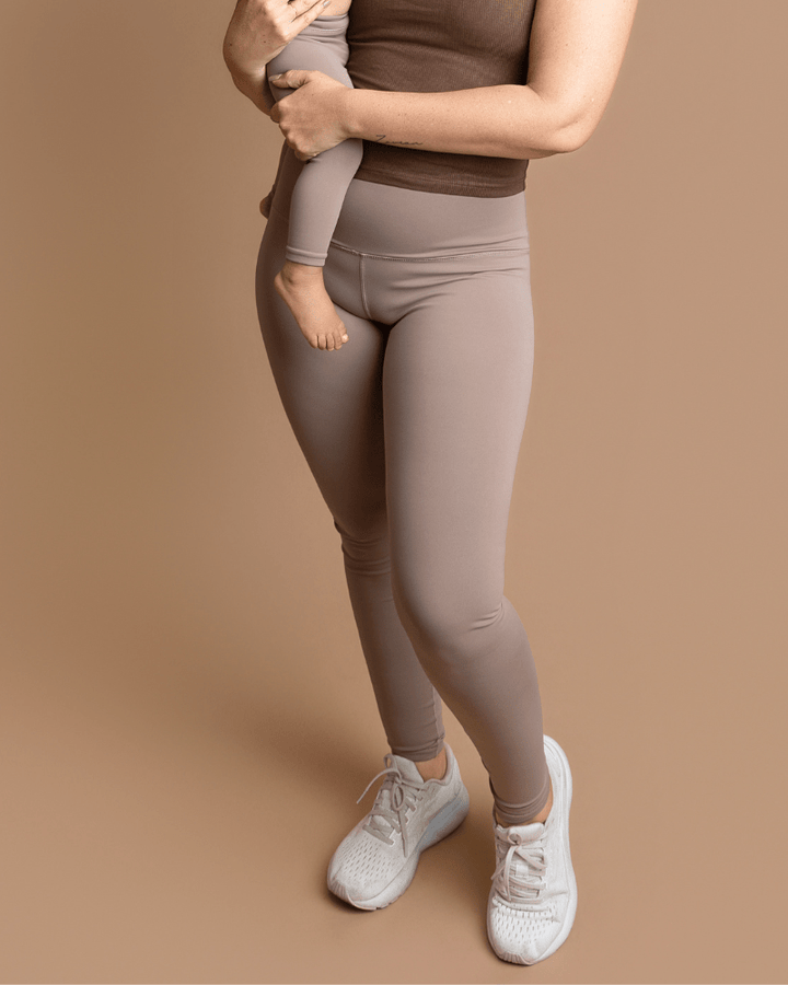 Peyton High Rise Yoga Pant - Warm Stone product_type - Bailey&