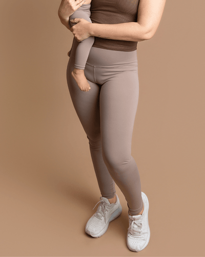 Peyton High Rise Yoga Pant - Warm Stone product_type - Bailey's Blossoms