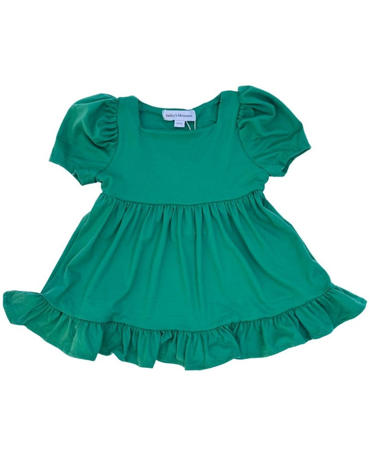 Phoebe Ruffle Dress - Christmas Green product_type - Bailey&