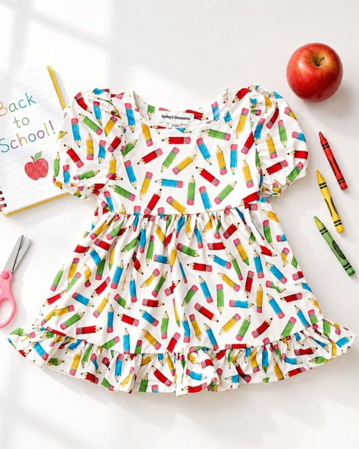 Phoebe Ruffle Dress - School Days product_type - Bailey&