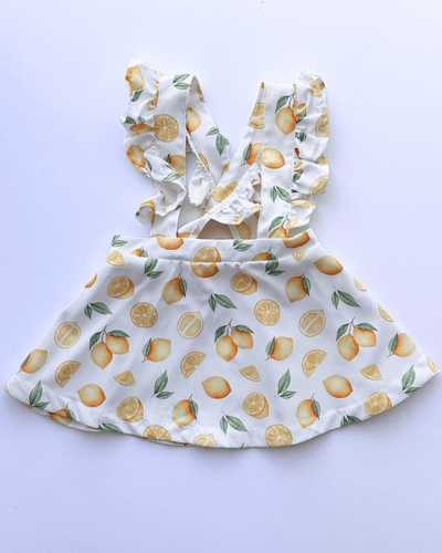 PREORDER! Addy Ruffle Suspender Skirt - Lovely Lemons #product_type - Bailey's Blossoms