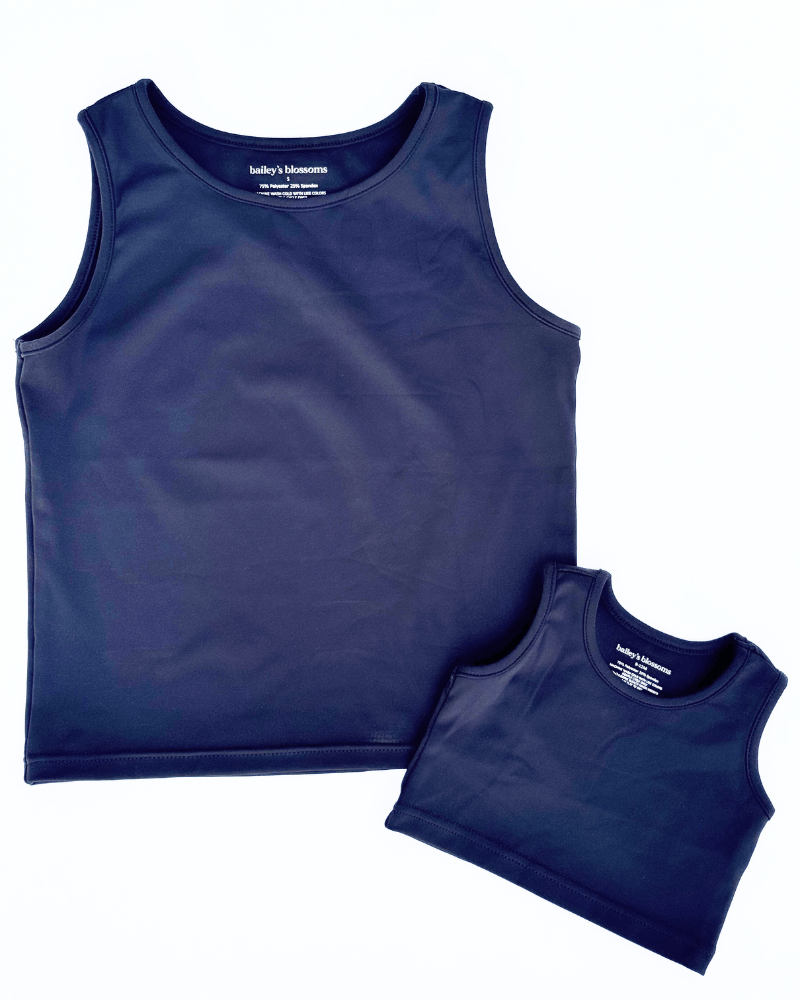PREORDER! Ainsley Athletic Tank - Black product_type - Bailey&
