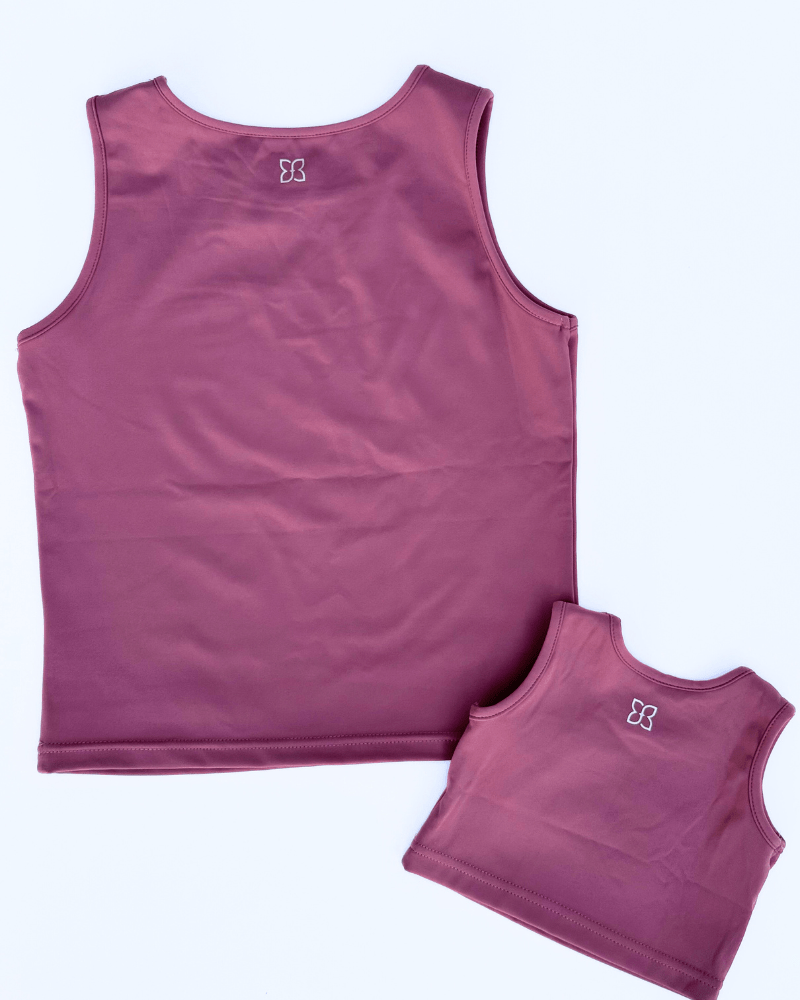 PREORDER! Ainsley Athletic Tank - Rose Taupe product_type - Bailey's Blossoms