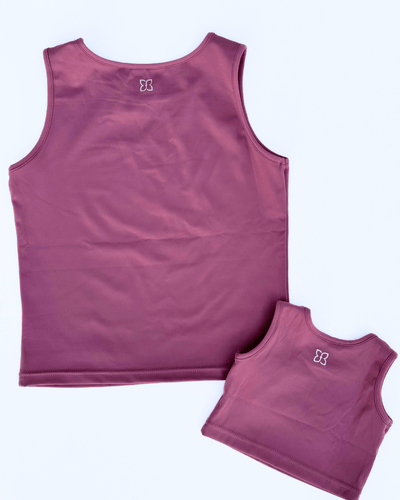 PREORDER! Ainsley Athletic Tank - Rose Taupe product_type - Bailey's Blossoms