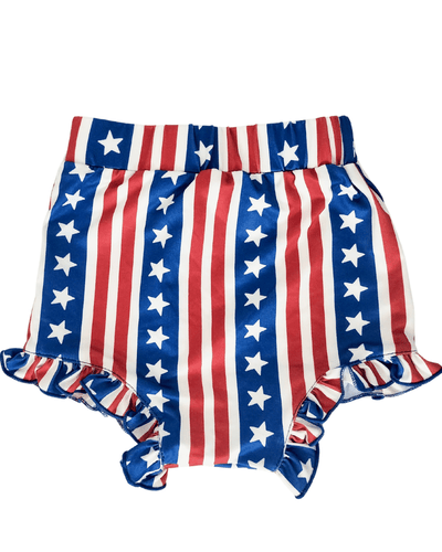 PREORDER! Belle High Waist Bloomer - Patriotic Stripe #product_type - Bailey's Blossoms