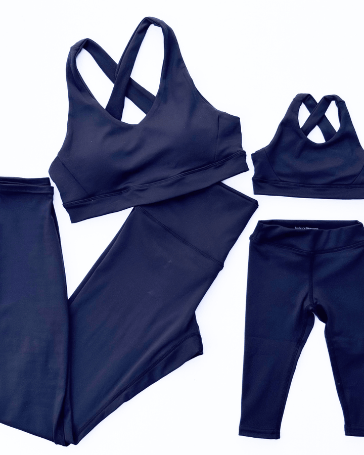 PREORDER! Bre Cross Back Sports Bra - Black product_type - Bailey&