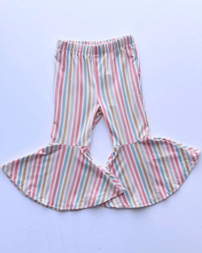 PREORDER! Keely Exaggerated Bell Bottoms - Vertical Stripes #product_type - Bailey's Blossoms
