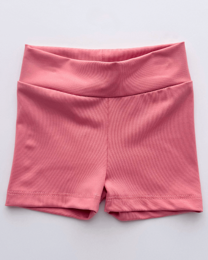 PREORDER! Kenya Biker Shorts - Coral Pink #product_type - Bailey's Blossoms