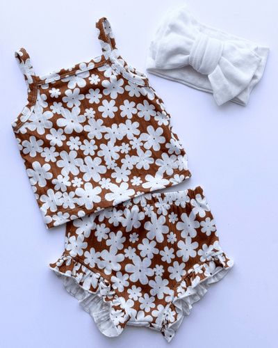 PREORDER! Luna Top and Bloomer Set - Flower Child #product_type - Bailey's Blossoms