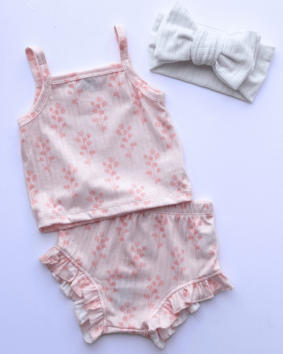 PREORDER! Luna Top and Bloomer Set - Spring Blush Pink #product_type - Bailey's Blossoms