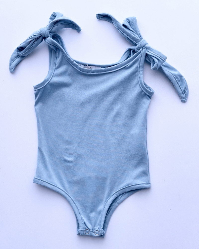 PREORDER! Madden Tie Shoulder Tank Top & Leotard - Light Blue #product_type - Bailey's Blossoms