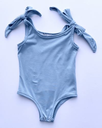 PREORDER! Madden Tie Shoulder Tank Top & Leotard - Light Blue #product_type - Bailey's Blossoms